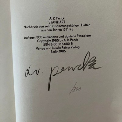 A.R.Penck STANDART 1971-1973 Signed From Japan used | eBay