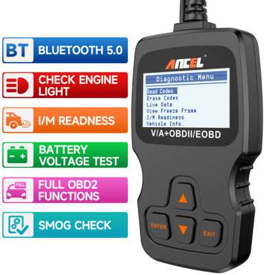 ANCEL AD310 BT OBD2 Scanner Bluetooth Code Reader I/M Readiness Diagnostic Tool