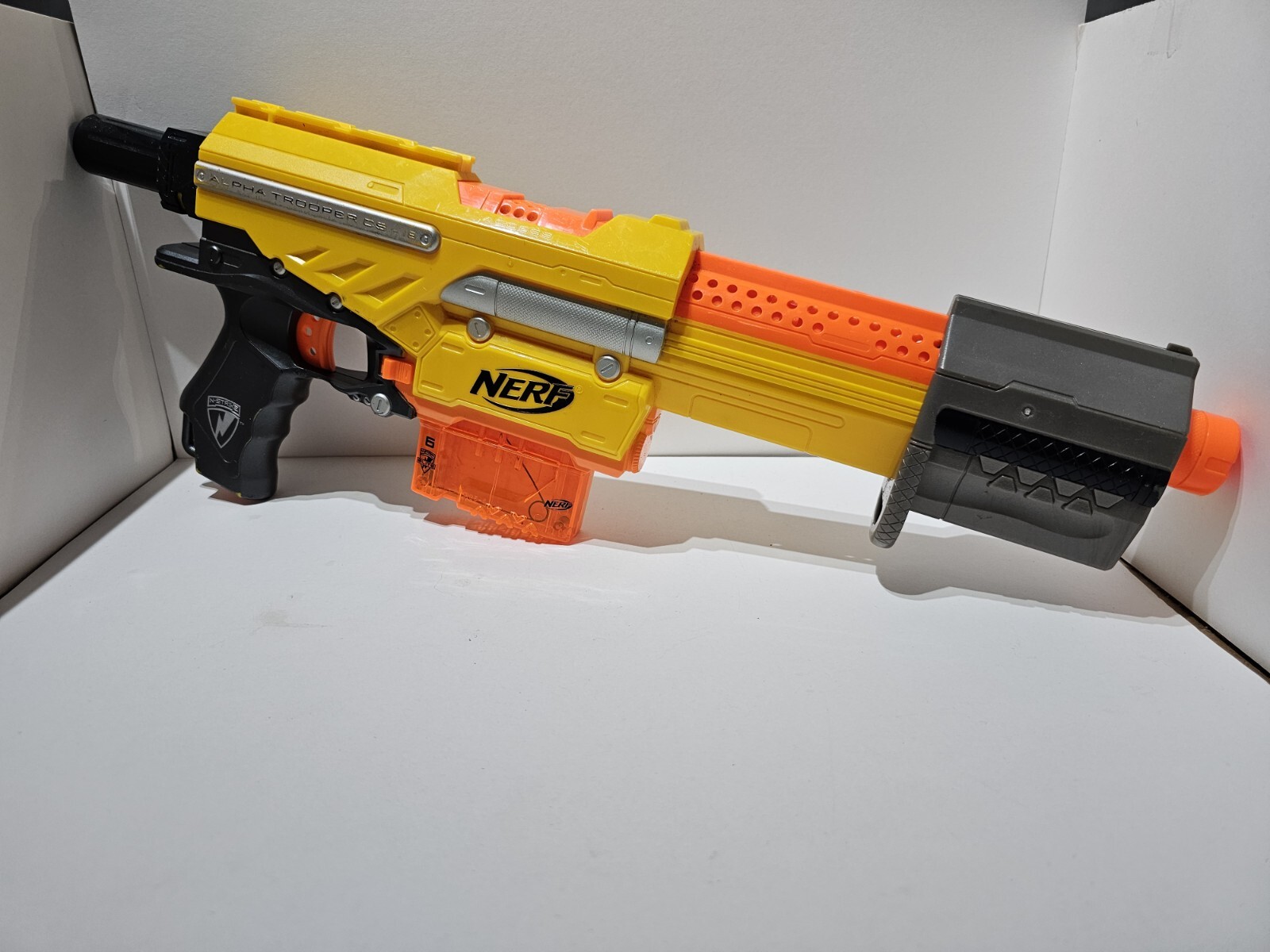 Nerf N-strike Elite Alpha Trooper CS-18 Blaster Amarillo