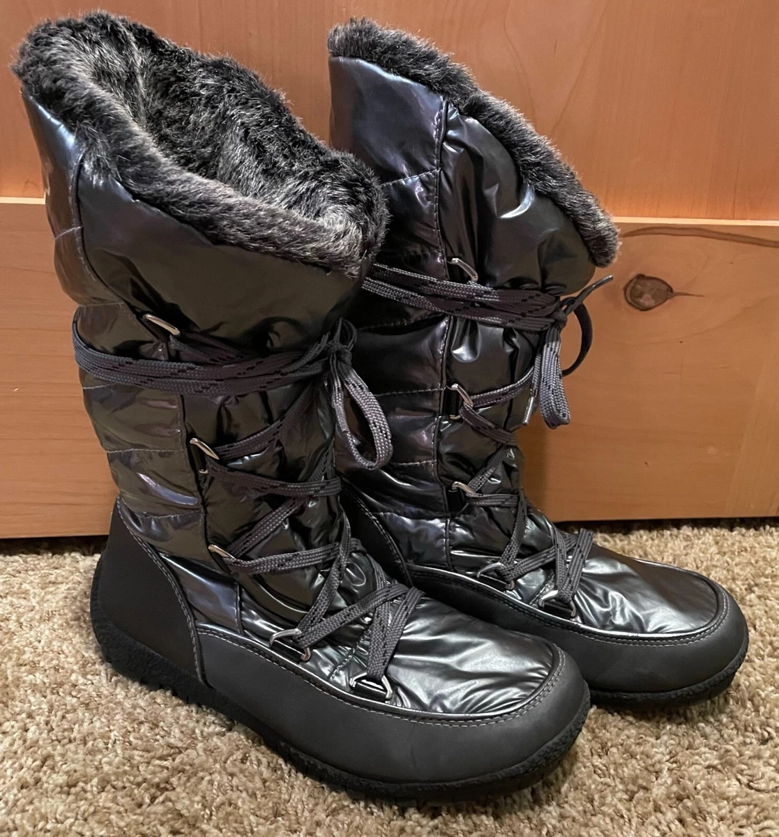 sporto women's waterproof winter boots