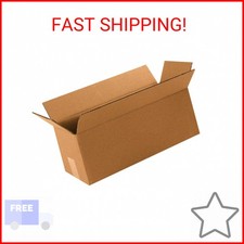 BOX USA Shipping Boxes Long 16"L x 5"W x 5"H 25-Pack - Corrugated Cardboard Box