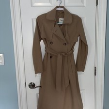 Abercrombie & Fitch Classic Long Trench Coat ...