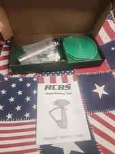 RCBS HAND PRIMING TOOL BRASS HAND PRIME RELOADING TOOL RELOAD RIFLE PISTOL