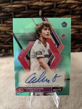 Caden Glover 2023 Topps Finest /75 Aqua Auto Rookie Card St. Louis City RC SP. rookie card picture