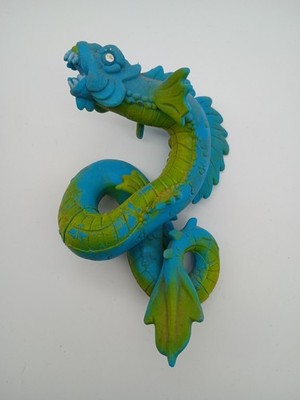 Vintage Rubber Sea Serpent Monster Figure Fantasy Playset Creature Aquarium Toy