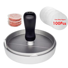 Pressa per Hamburger, Stampo per Hamburger Antiaderente in Alluminio per Patty M