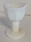 1900's Milk Glass Paneled Eye Wash Eye Cup
