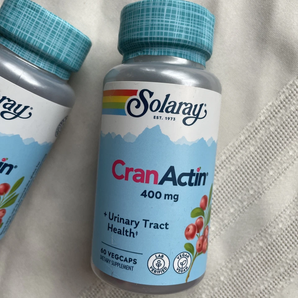 Solaray CranActin 400 mg - 60 cápsulas vegetales Foto 2 de 4