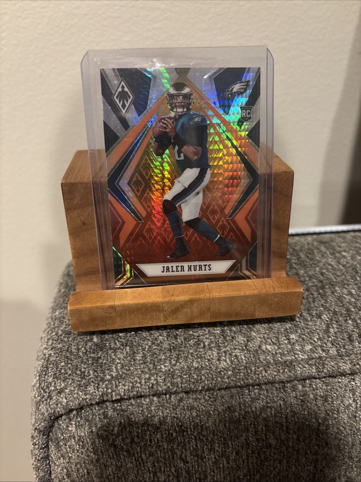 2020 Panini Phoenix - Rookies Jalen Hurts #114 Fire Burst (RC)