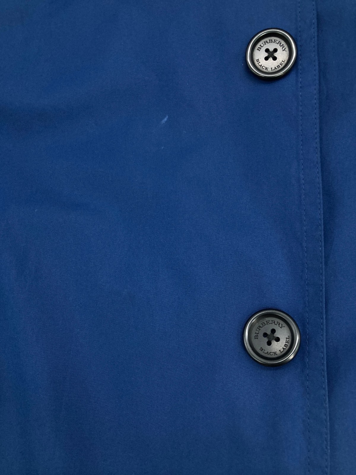 BURBERRY BLACK LABEL Trench Coat Men's L Navy Used D1A30-706-24 thumbnail 5