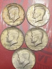 Kennedy’s silver Half Dollars a Lot of 5 -65,66,67,68 and 69-D 40 percent silver