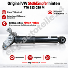 ORIGINAL VW Multivan Stoßdämpfer 7T0513029M hinten rechts Dämpfer shock absorber