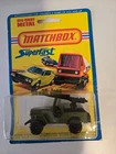 Matchbox Superfast, Jeep, 1976, No. 38 in original package Lesney Prod. England