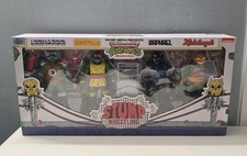 NECA Archie Comics TMNT Adventures Stump Arena Wrestling Turtles 4-Pack NEW