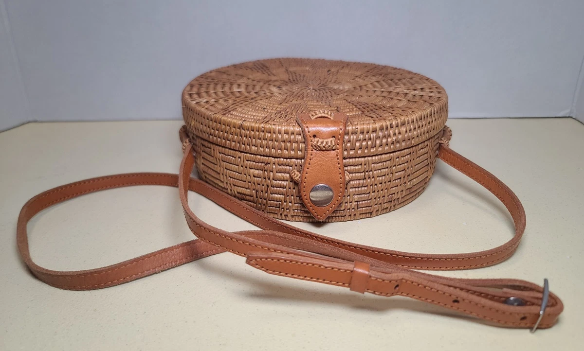 Bolsos Redondos De Paja De Estilo Bohemio Bolsos De Mimbre Hechos Likrtyny A Mano Para Playa Nueva Moda | Bodega Aurrera En Línea