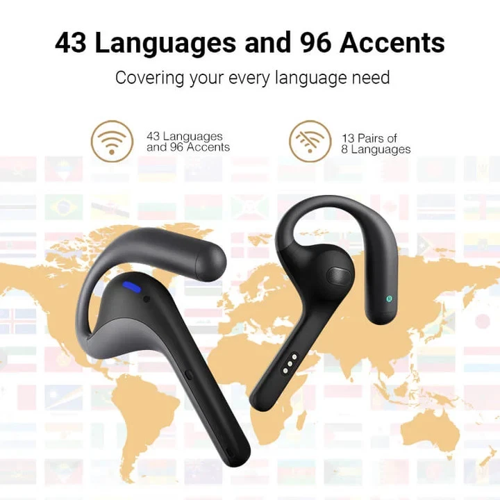 TIMEKETTLE W4 PRO AI-43 Languages INTERPRETER Earbuds--- FREE DELIVERY-SALE $329 - Image 2 of 4