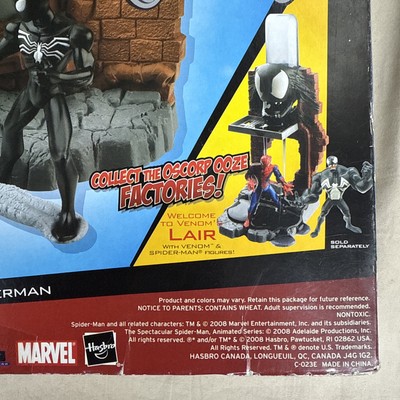 OSCORP OOZE FACTORIES Spiderman vs Rhino Action Figures Superhero