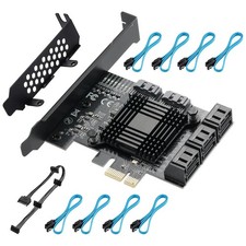 SATA Controller Card  Chips  Low Profile Bracket
