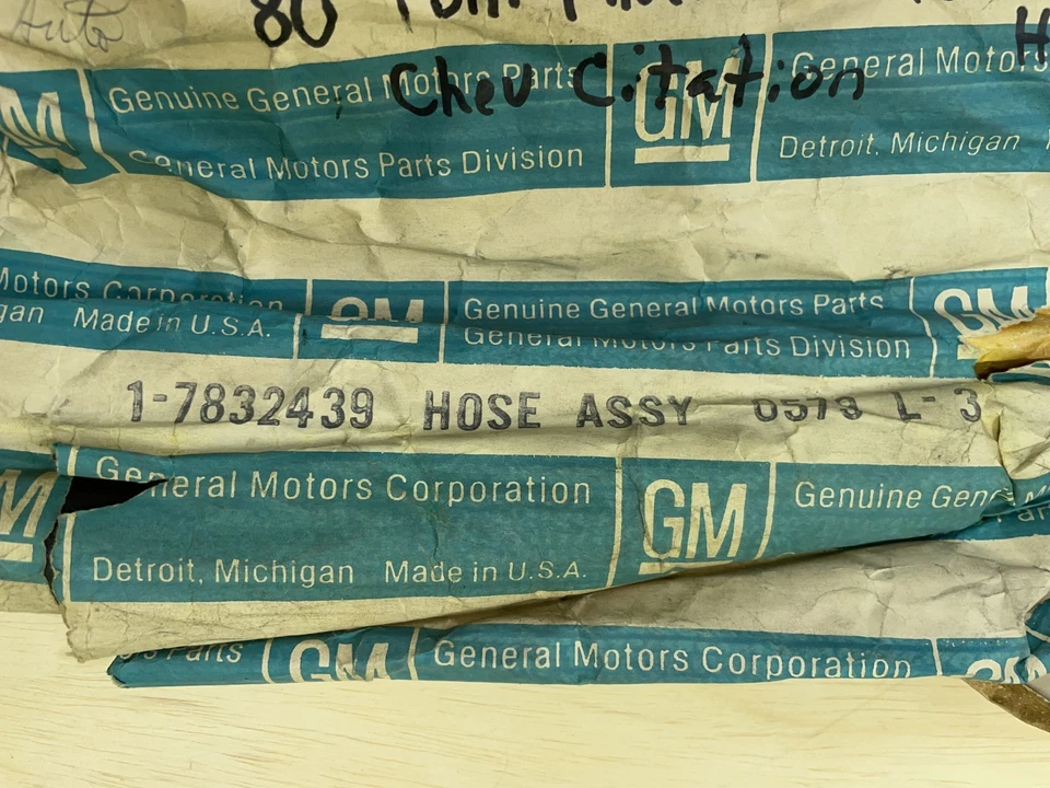 Manguera de dirección asistida GM OEM 1980 Pontiac Phoenix Chevrolet Citation 7832439 Foto 2 de 4