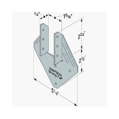 Simpson Strong-Tie H1A Hurricane Tie - Quantity 100