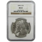 1898 O Morgan Silver Dollar MS 63 NGC Uncirculated $1 Coin SKU:CP356