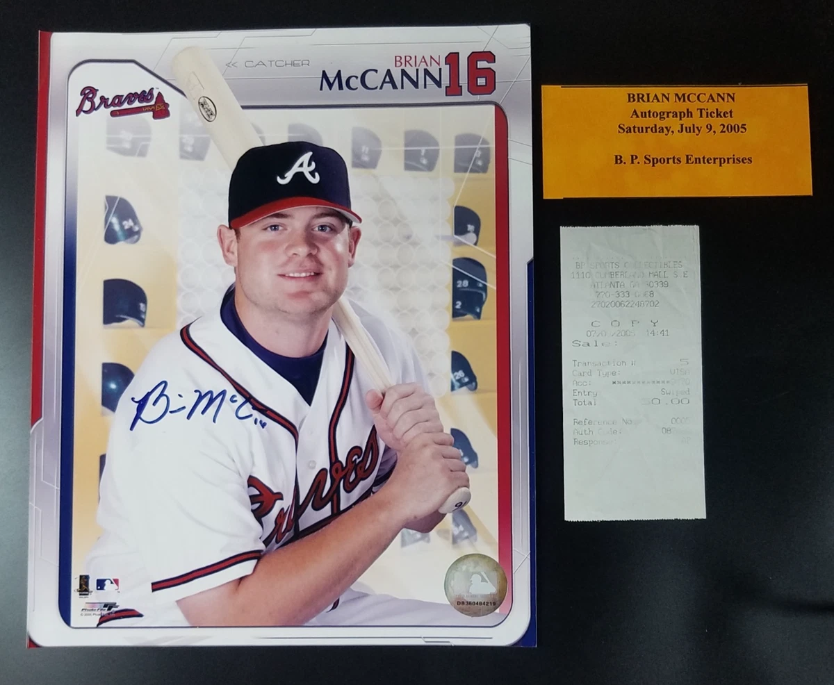 Brian McCann MLB Original Autographed Items Just Listed 2026