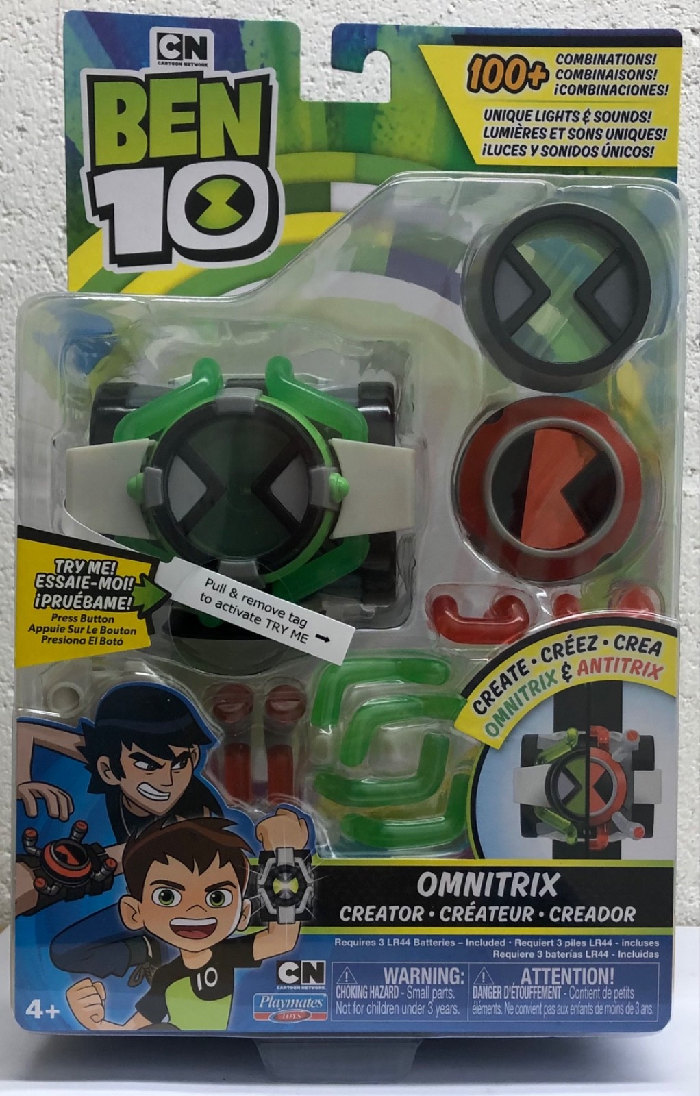 BEN 10 Electronic Omnitrix Creator Antitrix Roleplay Watch 100+ Sounds Playmates