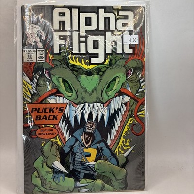 Alpha Flight #59 1988 Marvel Comics 1st appearance of Jade Dragon Jim Lee Cover