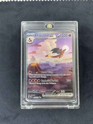Charizard EX 199/165 Scarlet Violet 151 Special Illustration SIR NM English - A