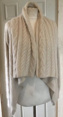 beige waterfall cardigan
