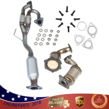 For Nissan Murano S/SE/SL 3.5L 2003-07 3PC Catalytic Converter 54498+16221+16222