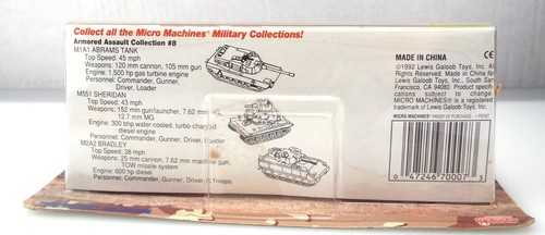 Galoob - Micro Machines - Armored Assault #8 - 1992 Toy ~#0378 - Picture 5 of 6
