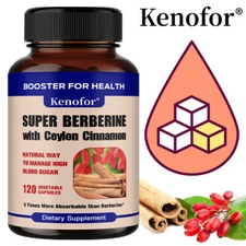 Super Berberine Capsules With Ceylon Cinnamon For Heart,Blood Sugar Support