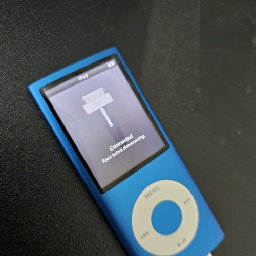 Apple iPod nano 5th Generation Blue (8GB) 1733 W/ Case Matching Code Original - Afbeelding 11 van 12