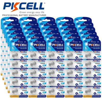 200Pcs CR2032 Batteries 3V Lithium for Small Electronic Devices EXP.12/2029
