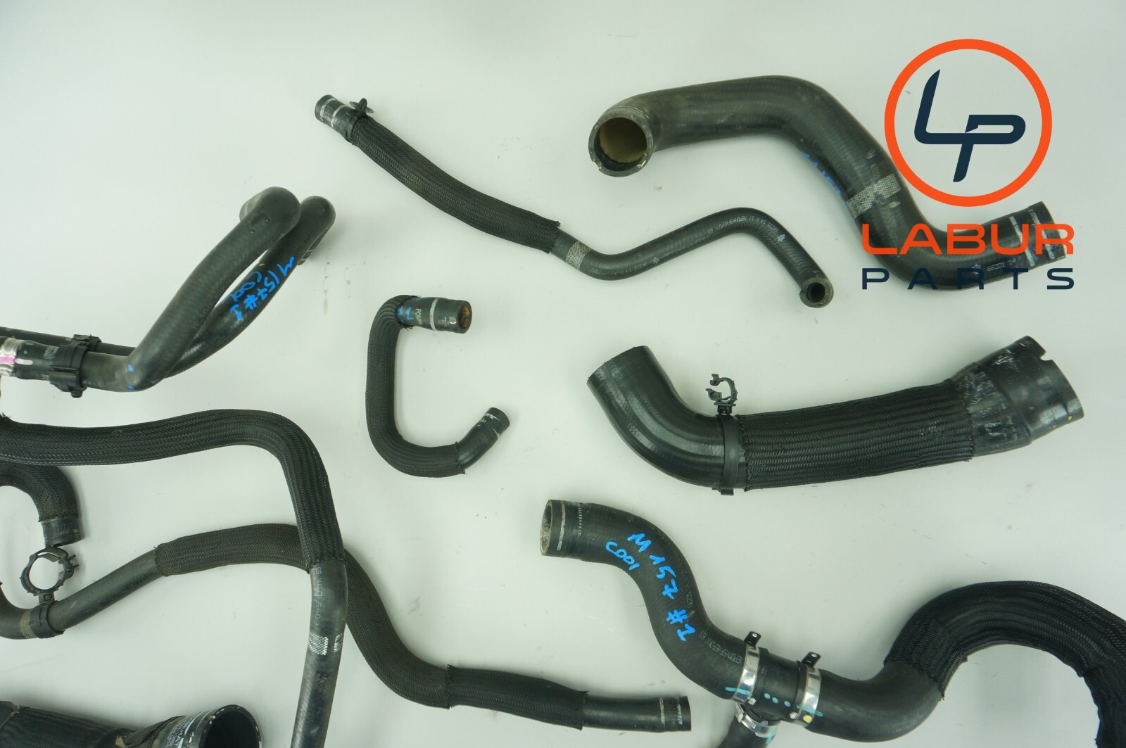 M157 14-17 Maserati Ghibli Engine Radiator Coolant Hose Pipe Line Set BX319