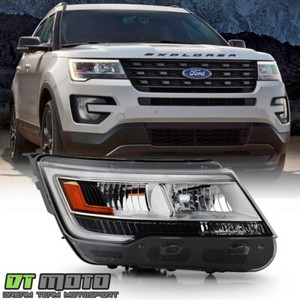 16 18 Ford Explorer Limited Xlt Platinum Led Headlight Headlamp Passenger Ebay