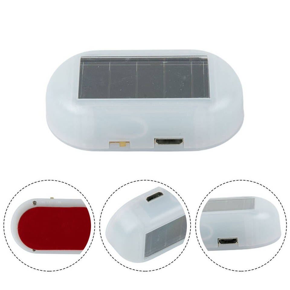Solar Powered Car Alarm Flashing Light Protect Your Car Around the
