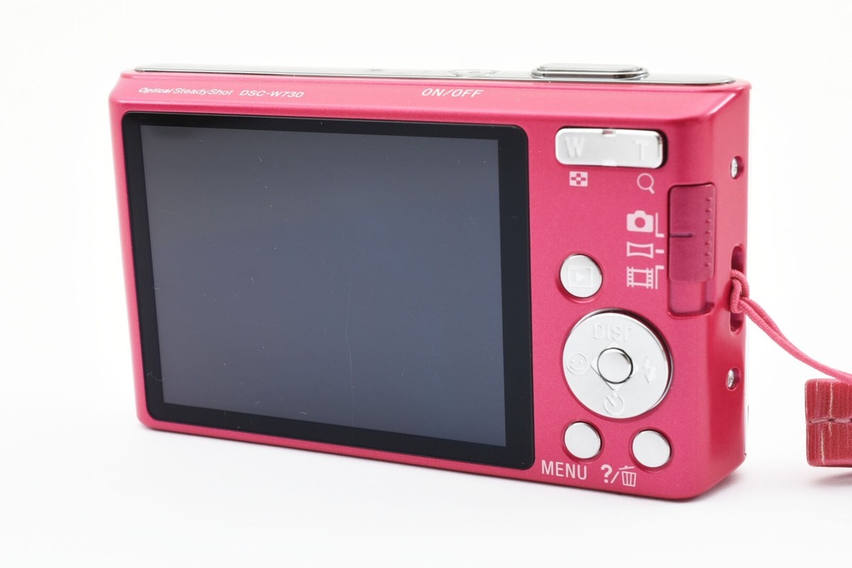 SONY Cyber-shot DSC-W730 Pink 8x Zoom 16.1MP Digital Camera