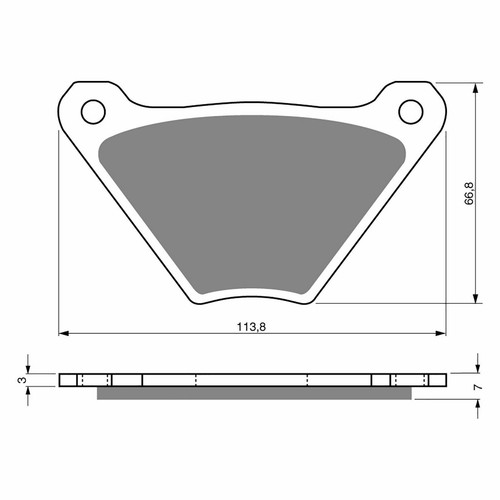 Caltric Front Brake Pads For Harley Davidson FXB 1340 Sturgis 1980-1982 – Semi-Metallic