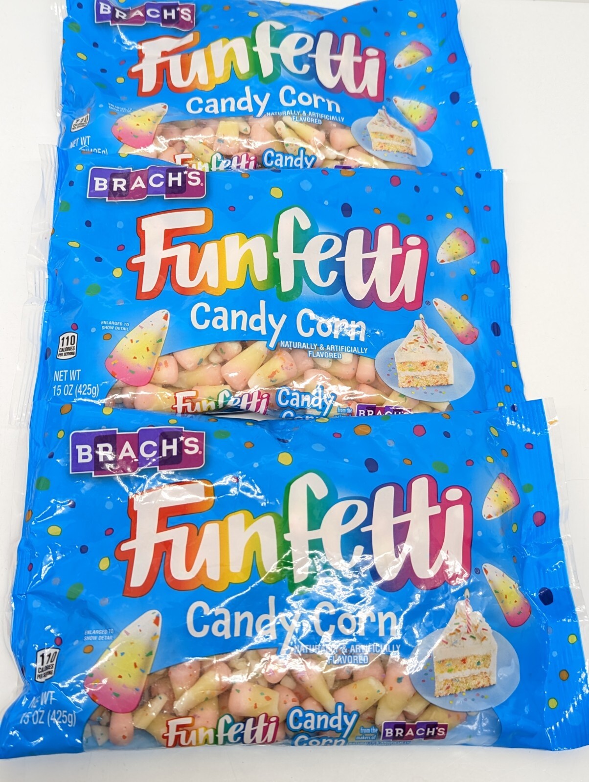 (3) Brach's Funfetti Candy Corn 15 Oz Each Exp aug 2023 New (Bp) eBay