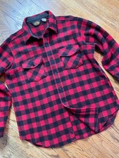 Vintage Woolrich Wool Buffalo Plaid Shacket L...