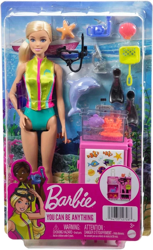 Barbie Marine con accessori inclusi Mattel HMH26 da 3 anni + - Immagine 2 di 4