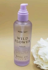 Pink Sky Wild Flower Refresh Body Oil 8. 11 fl New READ MISSING LID 