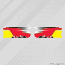 GILLARD STYLE M4 SIDE POD STICKER KIT - KARTING - JakeDesigns