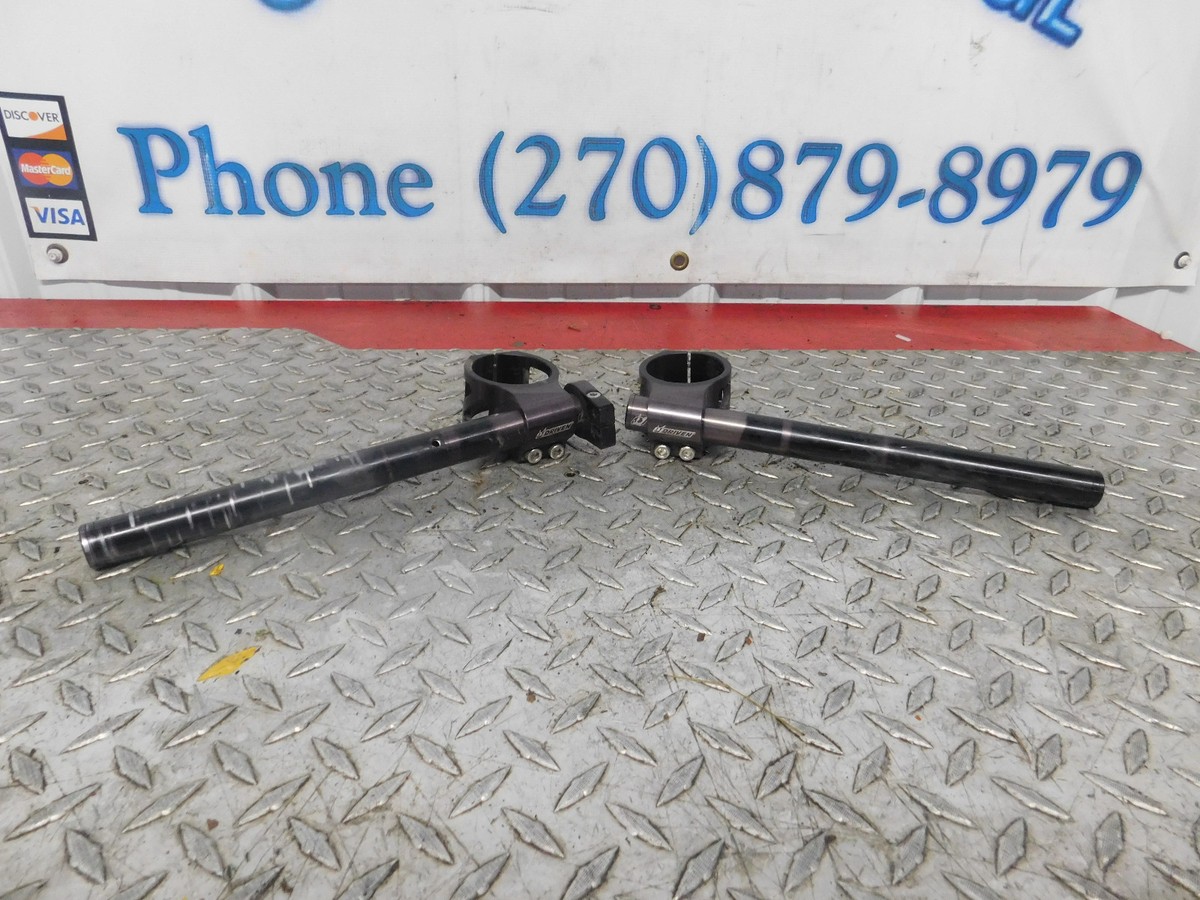 2004-2005 Kawasaki ZX 10 R 50MM Aftermarket Driver Clip Ons | eBay