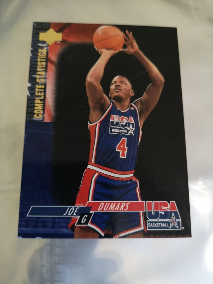 Carte Nba Upper Deck Gold 1994 USA #12 Joe Dumars Complete Statistics - Photo 1/2