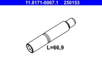 ATE 11.8171-0067.1 FÜHrungsbolzen, Bremssattel Vorderachse FÜR Audi BMW Mercedes