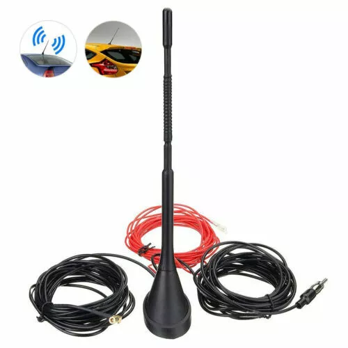 Universal Roof Mount Active Amplified DAB + FM Radio Car Aerial Antenna Mast - Picture 2 of 5