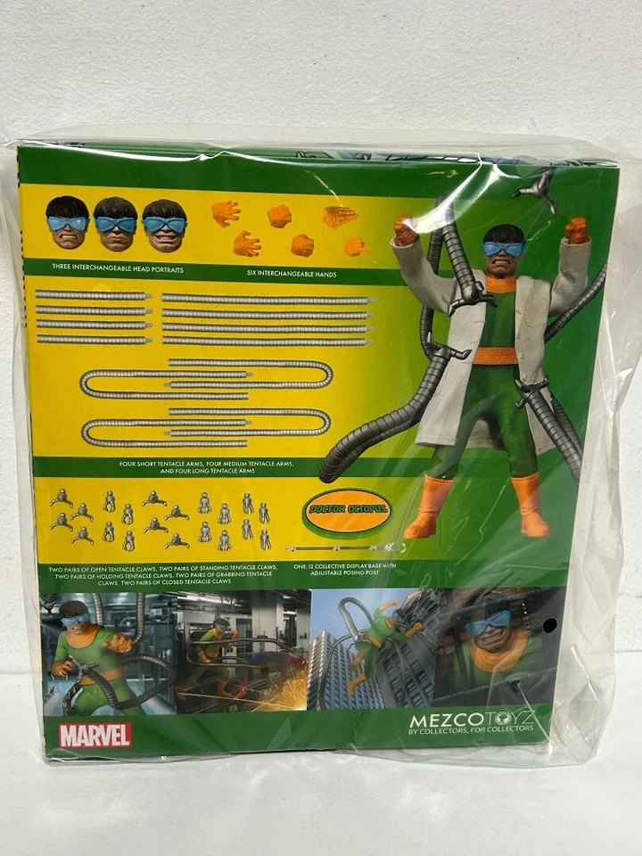 MEZCO ONE:12 SPIDER-MAN DOCTOR OCTOPUS DOC OCK MARVEL COMICS ACTION FIGURE - Image 2 of 2